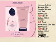 Jeanne Arthes Amore Mio Gold n Roses Gift Set EDP-100ml Or Pure Romantic Gift Set EDP-100ml 