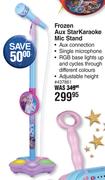 Disney Frozen Aux StarKaraoke Mic Stand 437861