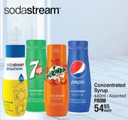 Sodastream Concentrated Syrup Assorted-440ml Each