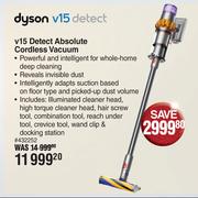 Dyson V15 Detect Absolute Cordless Vacuum 432252