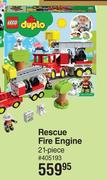 Lego Duplo Rescue Fire Engine (21 Piece) 405193