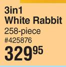 Lego 3 In 1 White Rabbit (258 Pieces)