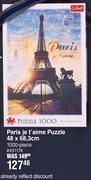 Paris je t'aime Puzzle 48 x 68.3cm (1000 Piece)