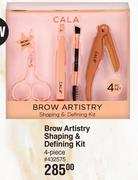 Cala Brow Artistry Shaping & Defining Kit 4 Piece