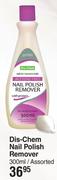 Dis-Chem Nail Polish Remover Assorted-300ml