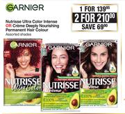 Garnier Nutrisse Ultra Color Intense Or Creme Deeply Nourishing Permanent Hair Colour-For 1