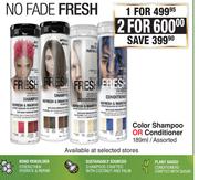 No Fade Fresh Color Shampoo Or Conditioner Assorted-For 2 x 189ml