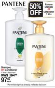 Pantene Shampoo Or Conditioner Assorted-1L
