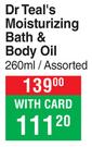 Dr Teal's Moisturizing Bath & Body Oil Assorted-260ml