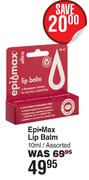 Epi-Max Lip Balm Assorted-10ml
