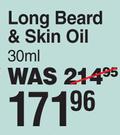 L'Oreal Long Beard & Skin Oil-30ml
