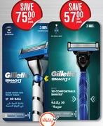 Gillette Mach3+ Comfortable Shave Razor-Per Pack