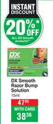 DX Smooth Razor Bump Solution-15ml