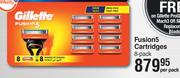 Gillette Fusion5 Cartridges 8 Pack-Per Pack