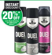 Lion Duel Sensitive Skin Shaving Foam Assorted-200ml Each