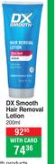 DX Smooth Hair Removal Lotion-200ml