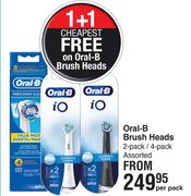 Oral-B Brush Heads (2 Pack/4 Pack) Assorted-Per Pack