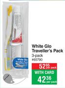 White Glo Traveller's Pack (3-Pack)-Per Pack