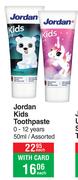 Jordan Kids Toothpaste Assorted-50ml Each