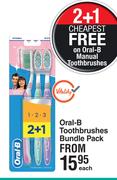 Oral-B Toothbrushes Bundle Pack