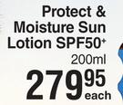 Nivea Sun Protect & Moisture Sun Lotion SPF50+-200ml Each