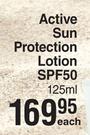 Techni Block Active Sun Protection Lotion SPF50-125ml Each