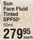 Cetaphil Sun Face Fluid Tinted SPF50+-50ml Each