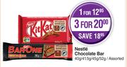 Nestle Chocolate Bar Assorted 40g/41.5g/45g/52g-Each