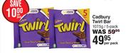 Cadbury Twirl Bar (5 Pack)-107.5g Per Pack