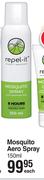 Repel-It Mosquito Aero Spray-150ml Each