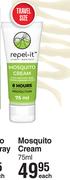 Repel-It Mosquito Cream-75ml Each