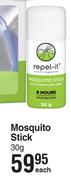  Repel-It Mosquito Stick-30g Each