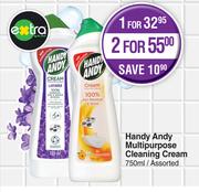 Handy Andy Multipurpose Cleaning Cream Assorted-750ml