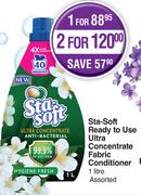 Sta Soft Ready To Use Ultra Concentrate Fabric Conditioner Assorted-For 2 x 1L