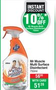 Mr Muscle Multi Surface Disinfectant-750ml