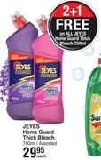 Jeyes Home Guard Thick Bleach Assorted-750ml Each