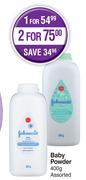Johnson's Baby Powder Assorted-For 2400g