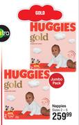 Huggies Gold Jumbo Pack Nappies Sizes-2-5