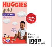 Huggies Gold Jumbo Pack Pants Sizes 3-6-Per Pack