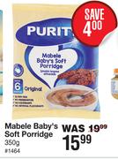 Purity Mabele Baby's Soft Porridge-350g