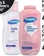 Purity & Elizabeth Anne's Baby Oil-200ml Each