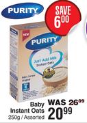 Purity Baby Instant Oats Assorted-250g