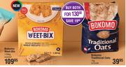 Bokomo Weet Bix-1.35Kg + Bokomo Traditional Oats-1Kg-Both For