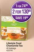 Lifestyle Food Chamomile Tea 40 Teabags-For 2
