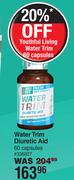 Body Fit Water Trim Diuretic Aid 60 Capsules