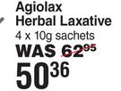 Agiolax Herbal Laxative-4 x 10g Sachets