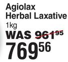 Agiolax Herbal Laxative-1Kg