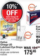 Optive Omega UD Lubricant Eye Drops-30 x 0.4ml