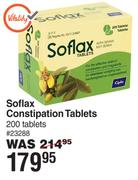 Soflax Consipation Tablets 200 Tablets
