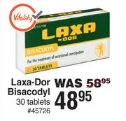 Laxa-Dor Bisacodyl 30 Tablets